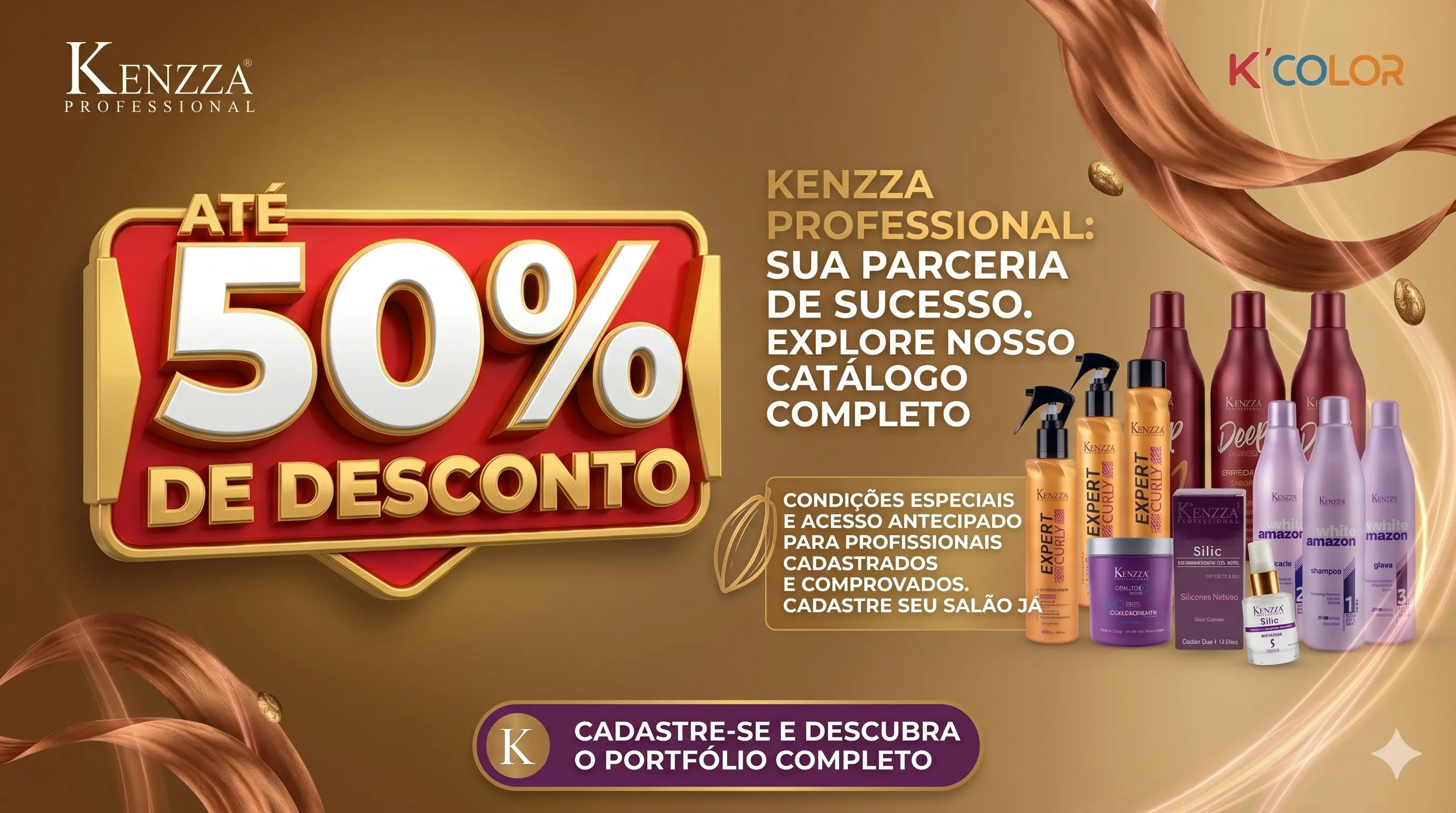 Banner K'enzza - Salão